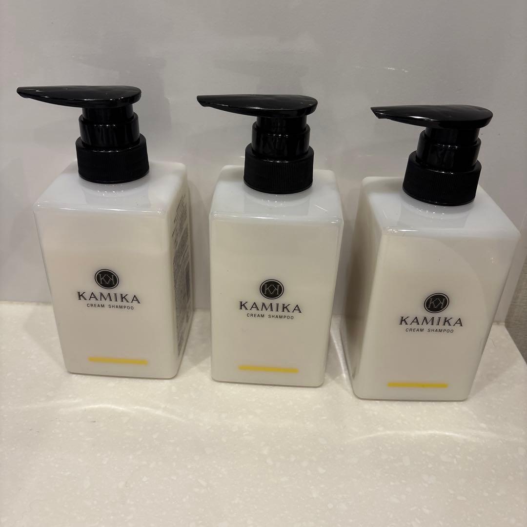 KAMIKA クリームシャンプー 3本セット　　ベルガモットジャスミン