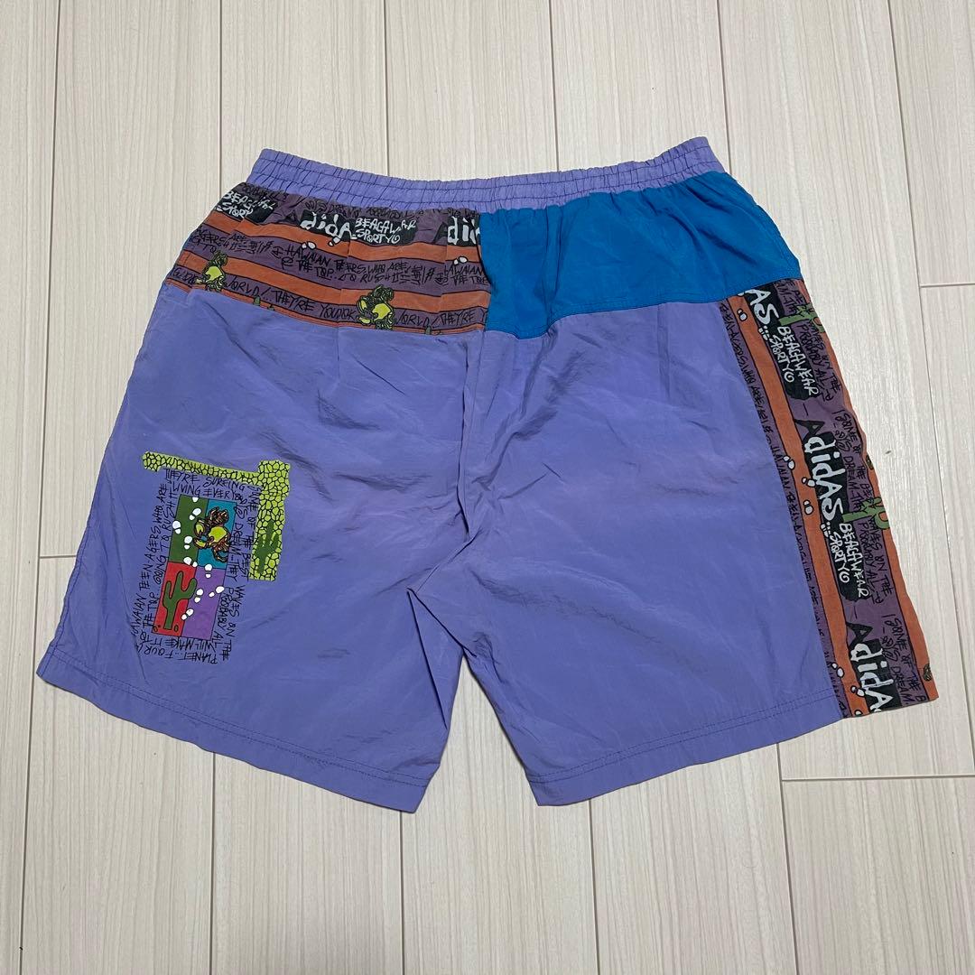エ*ー様 【激レア】adidas stussy 80s ショットパンツナイロン