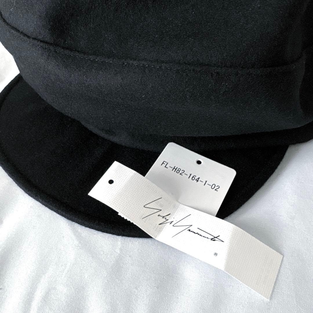 YohjiYamamoto 25aw ウールフランネル ドレープキャスケット