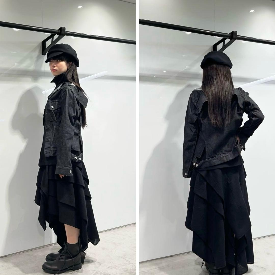 YohjiYamamoto 25aw ウールフランネル ドレープキャスケット
