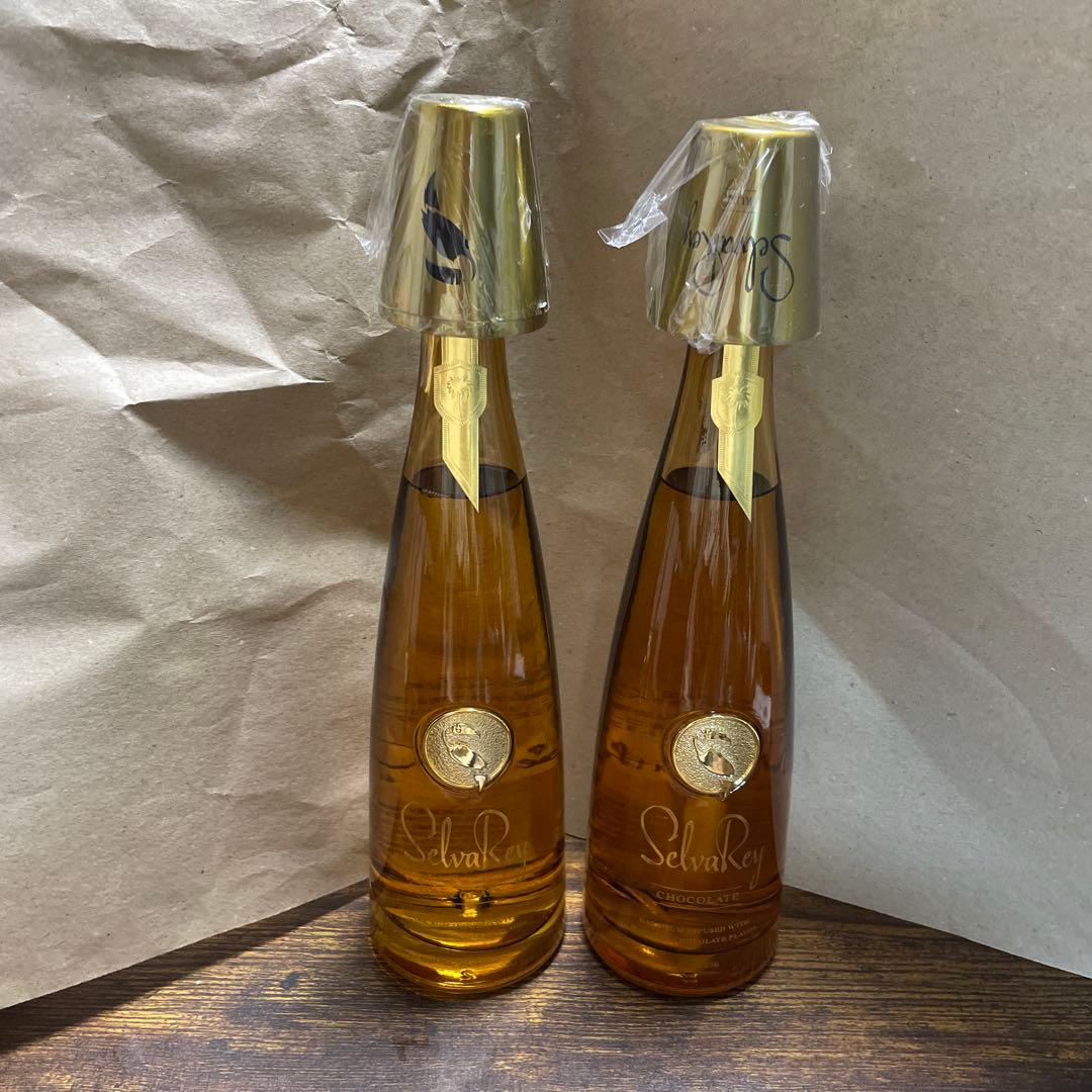 ショットグラス付きSelvaRey ラム チョコレート375ml ×2本