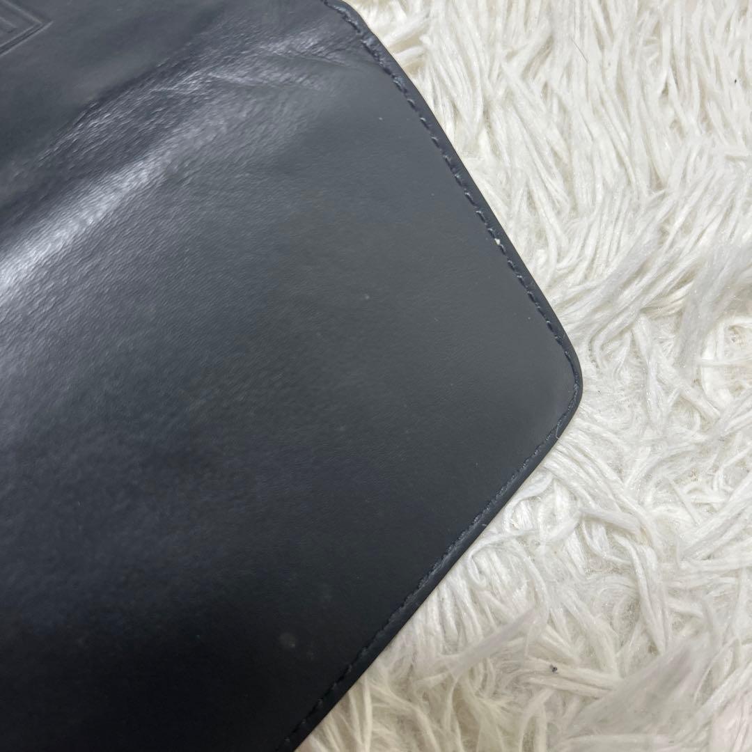 【美品】ハーレーダビットソン　長財布　チェーンウォレット　レザー　ブラック