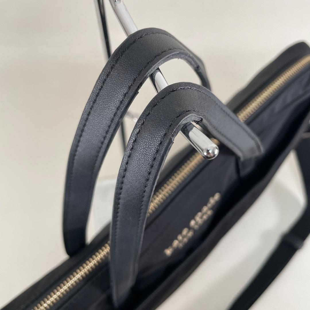 A3✨美品✨Kate Spade ケイトスペード PCケース 黒 ショルダー付