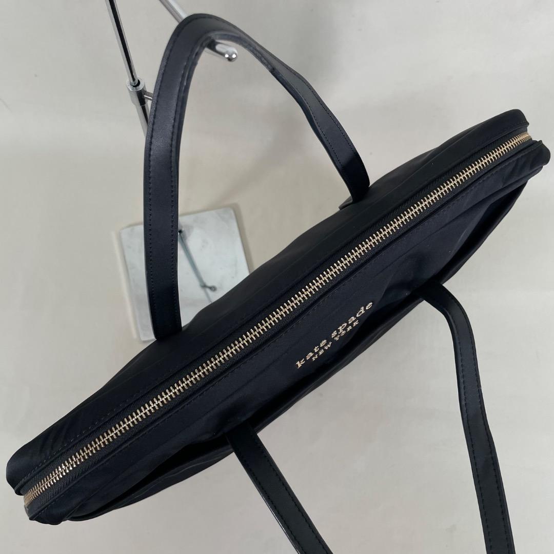 A3✨美品✨Kate Spade ケイトスペード PCケース 黒 ショルダー付