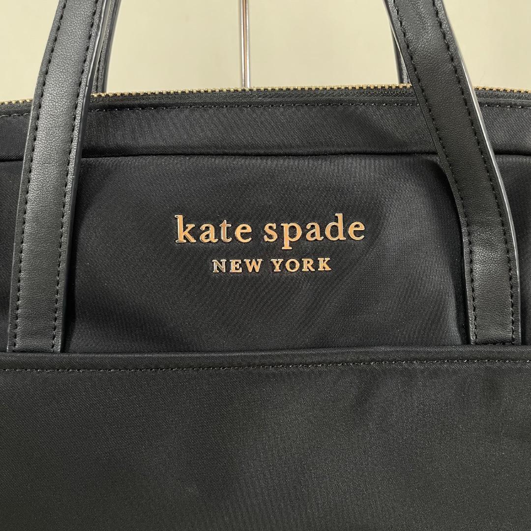 A3✨美品✨Kate Spade ケイトスペード PCケース 黒 ショルダー付