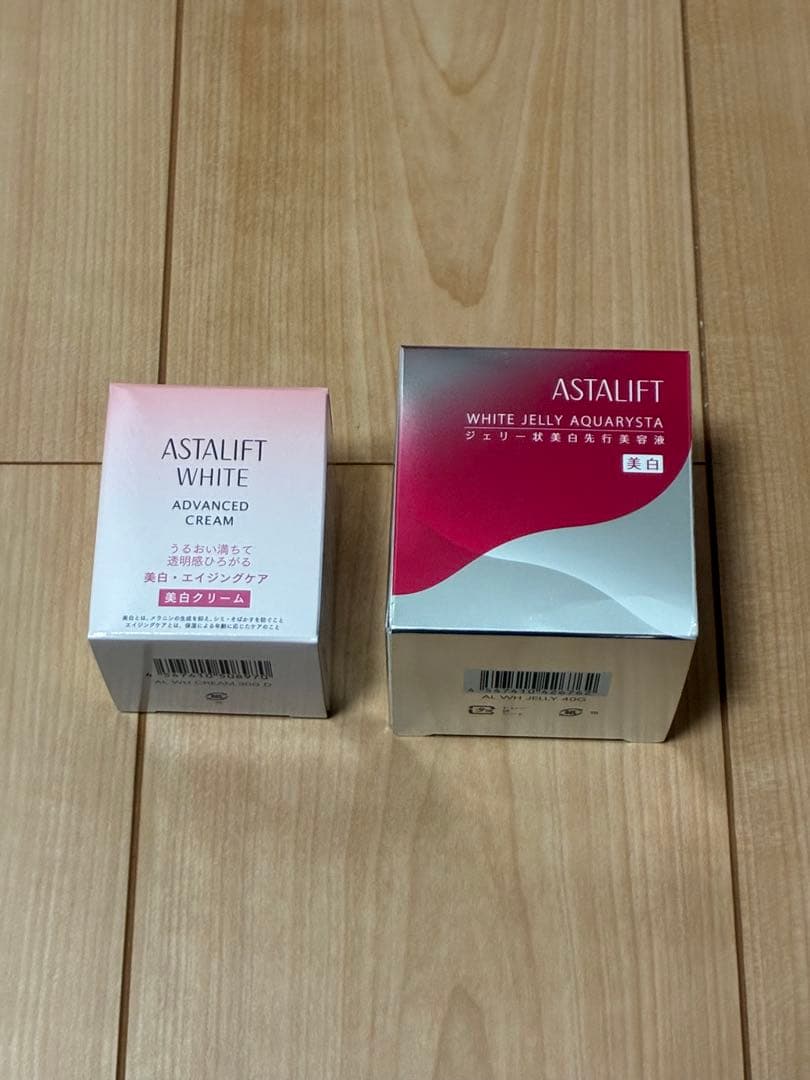 ASTALIFT ホワイト アドバンスクリーム & ジェリーアクアリスタ　セット