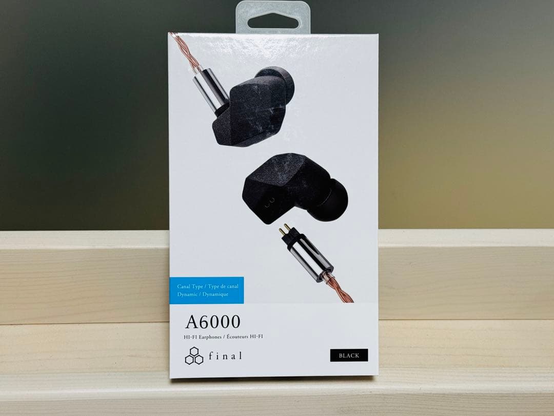 【新品未開封】final A6000 ブラック 有線イヤホン