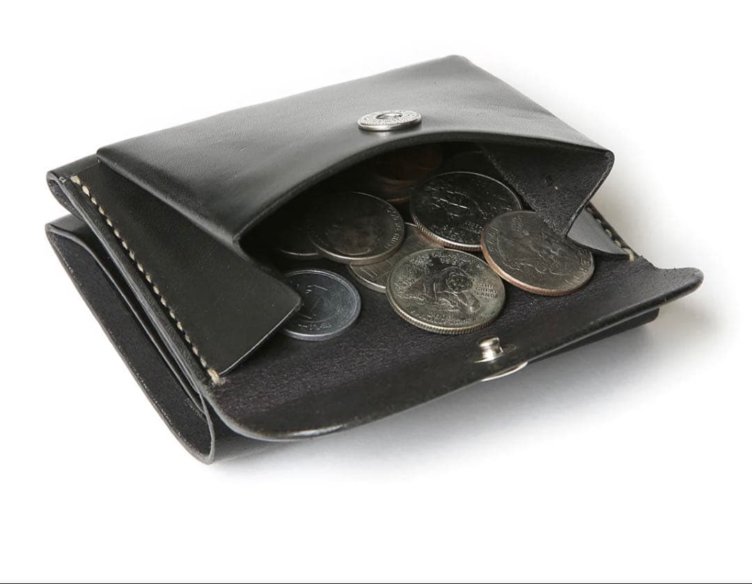 【あいうえお】MOTO　ミニウォレット　ブラック