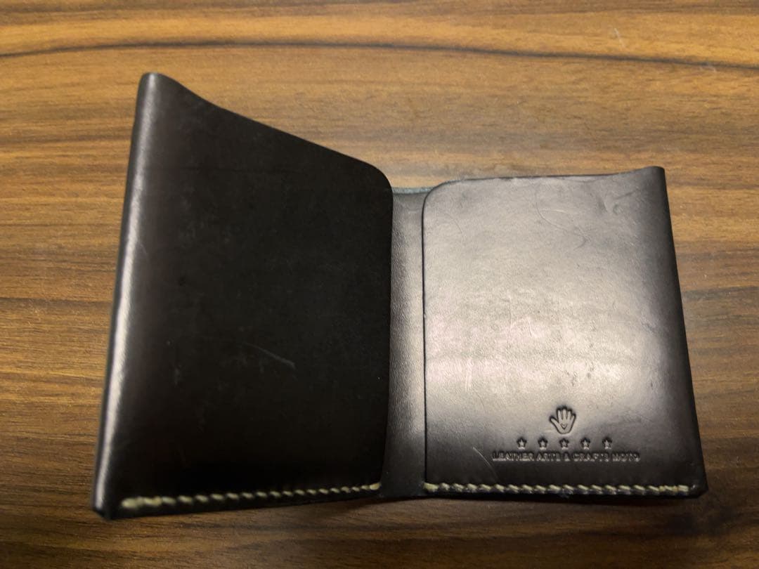 【あいうえお】MOTO　ミニウォレット　ブラック