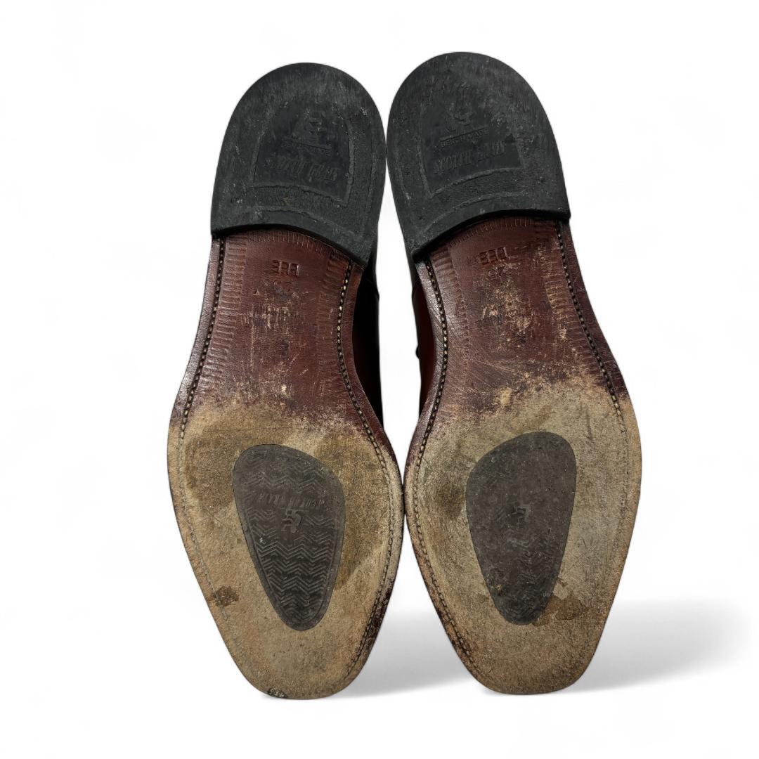 人気 スコッチグレイン ASSURANCE ストレートチップ 濃茶 25EEE