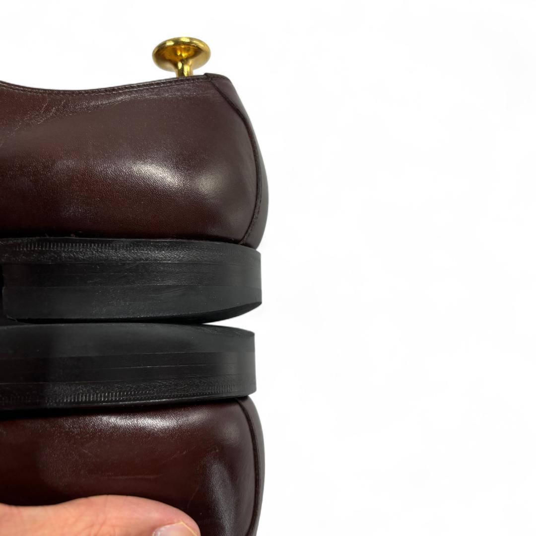 人気 スコッチグレイン ASSURANCE ストレートチップ 濃茶 25EEE