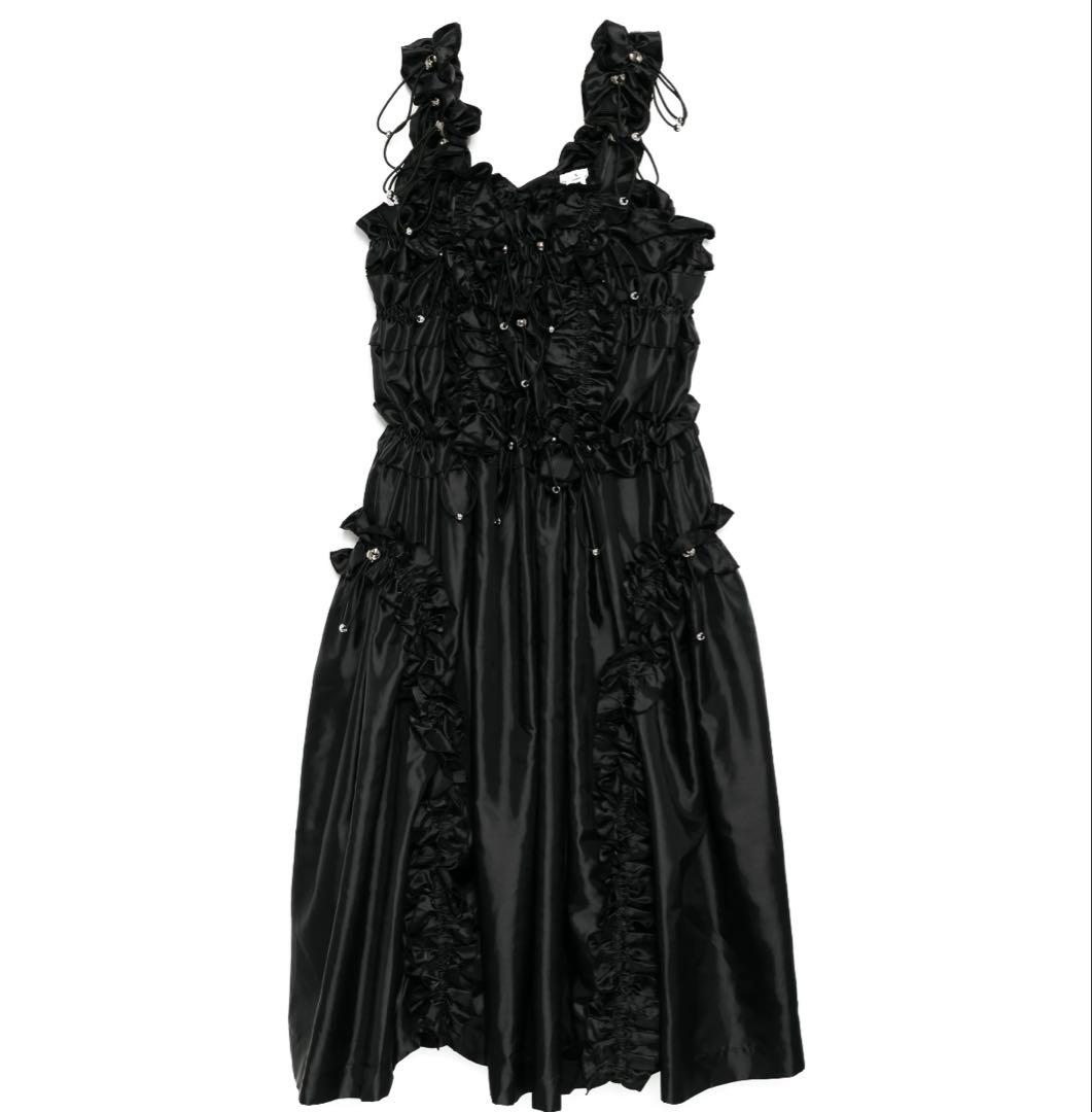 noirkeininomiya フリルノースリーブワンピース