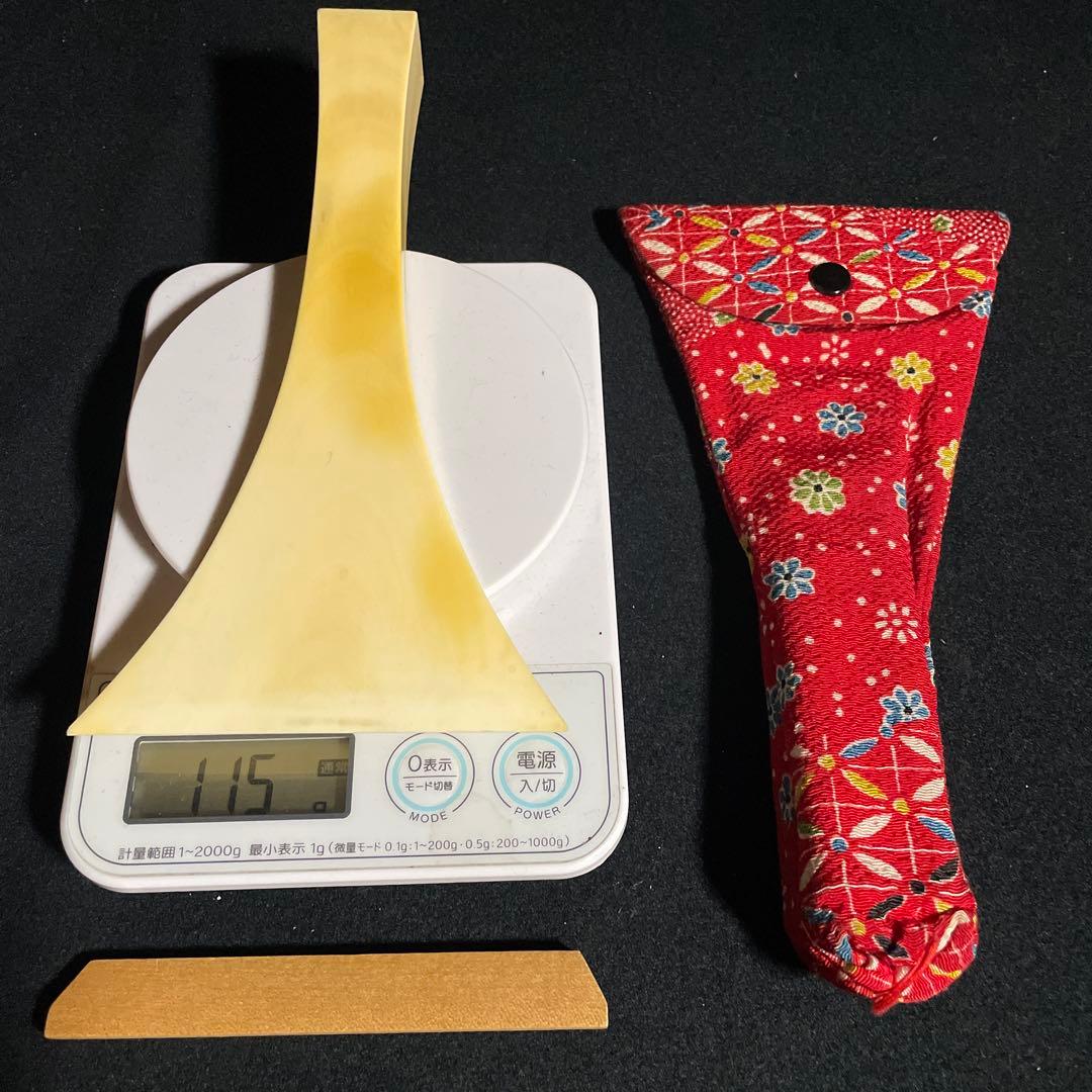 はたこ三味線　撥バチ　 (象牙風天然素材)和楽器　弦楽器