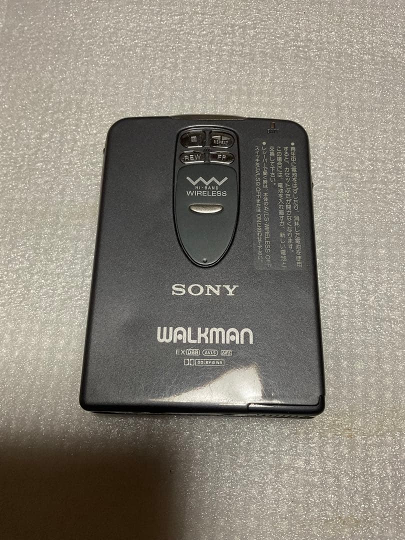 SONY WALKMAN ポータブルカセットプレーヤー　WMーWX1。