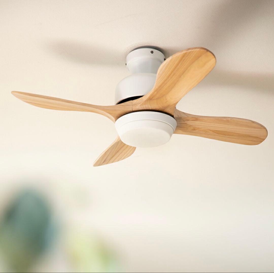 LEDシーリングファンライト ▼ホワイトナチュラル　ウェイン