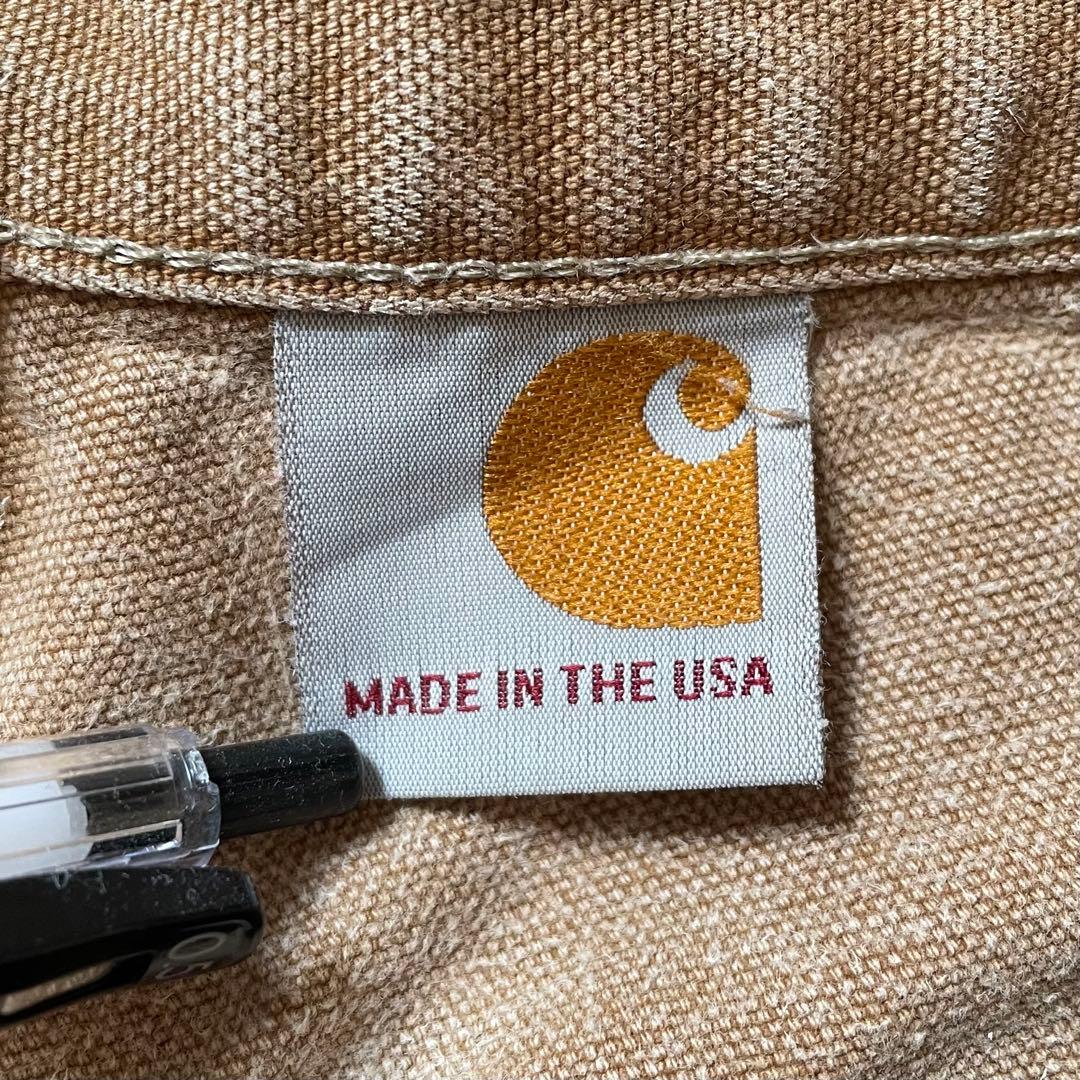 ベ*ー様 Carhartt USA製 ダブルニー フェード パンツ 古着 ボロ