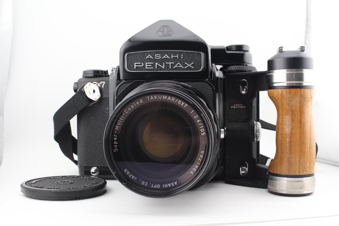 PENTAX 6x7 smc TAKUMAR 105mm F2.4 グリップ付き