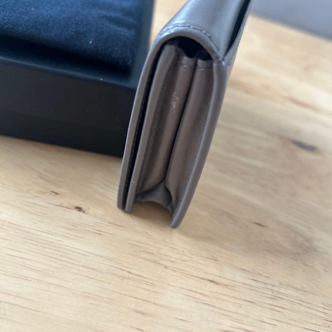 SAINT LAURENT グレー 名刺入れ
