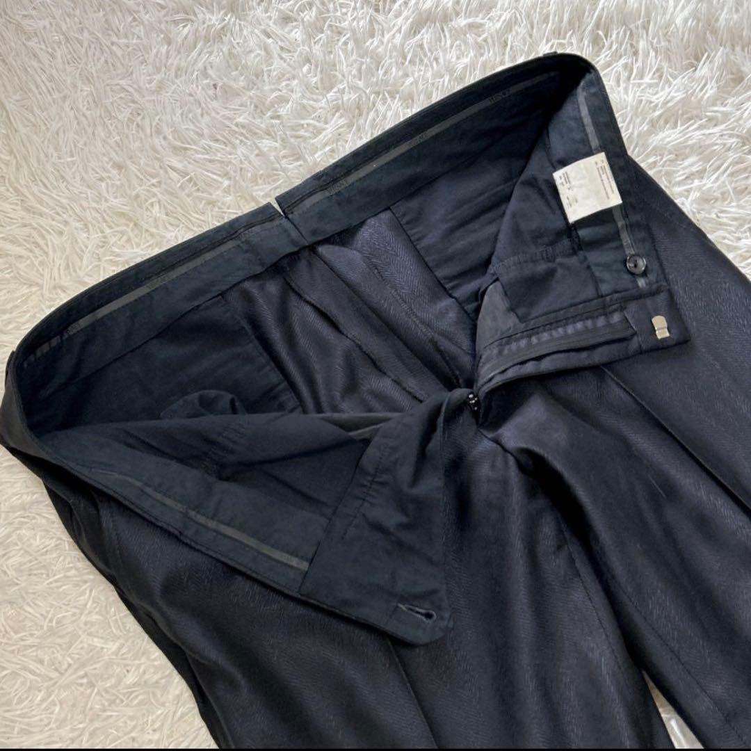 美品 ヴェルサーチ Versace セットアップスーツ ダークブルー