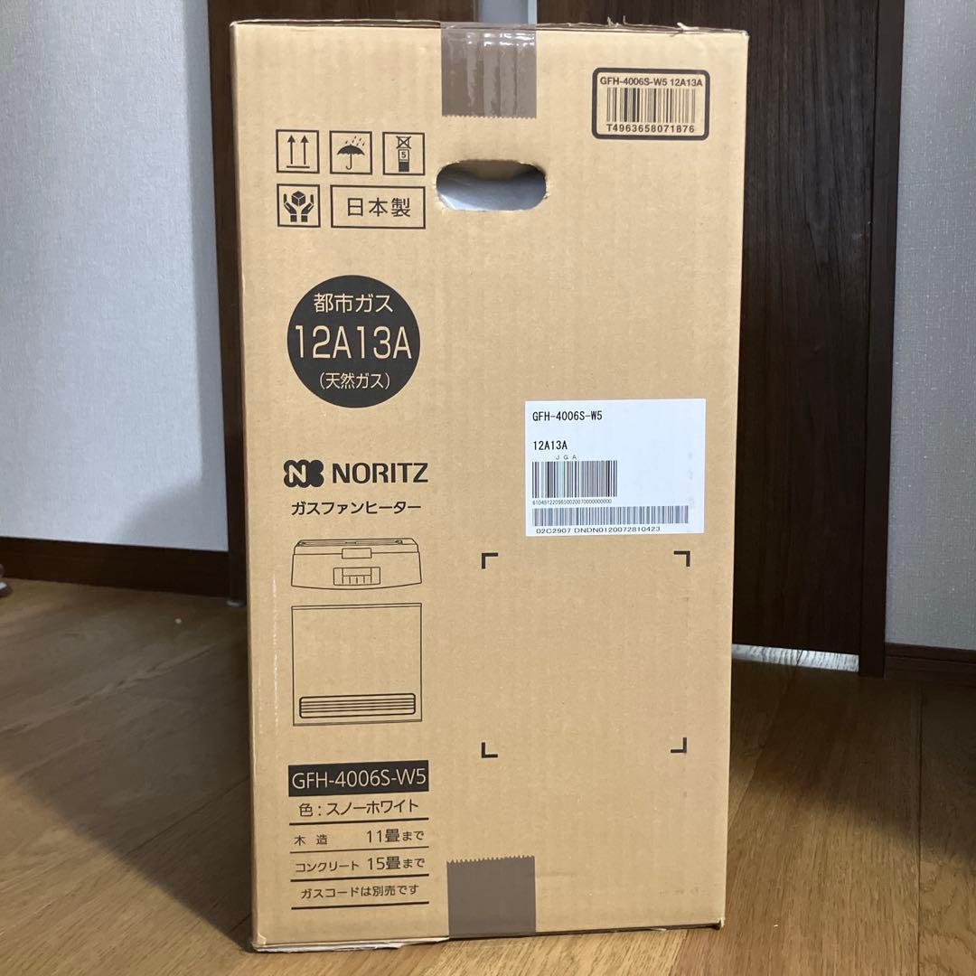 グ*ナ様 NORITZ ガスファンヒーター GTH-4006SW5