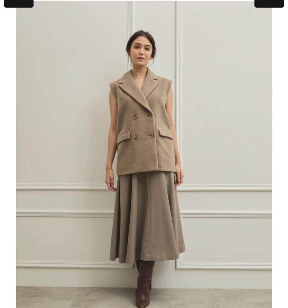 k*y様 Back yoke double gilet MARIE (boa)-