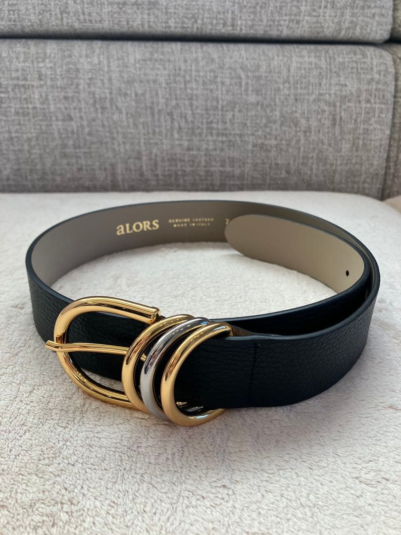 aLORS paris ベルト 70 ブラック