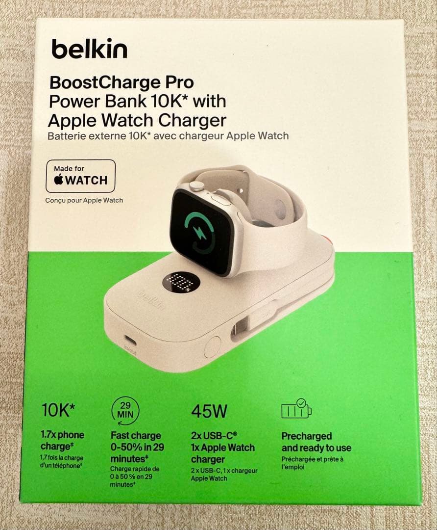 【新品未使用】 Belkin BoostCharge Pro 10000mAh