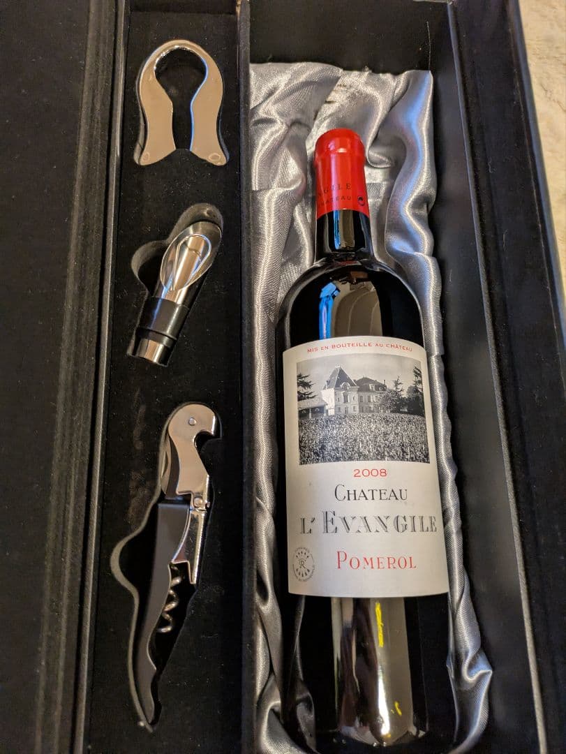 シャトー・レヴァンジル 2008 ワインギフトセット（箱・付属品付き）