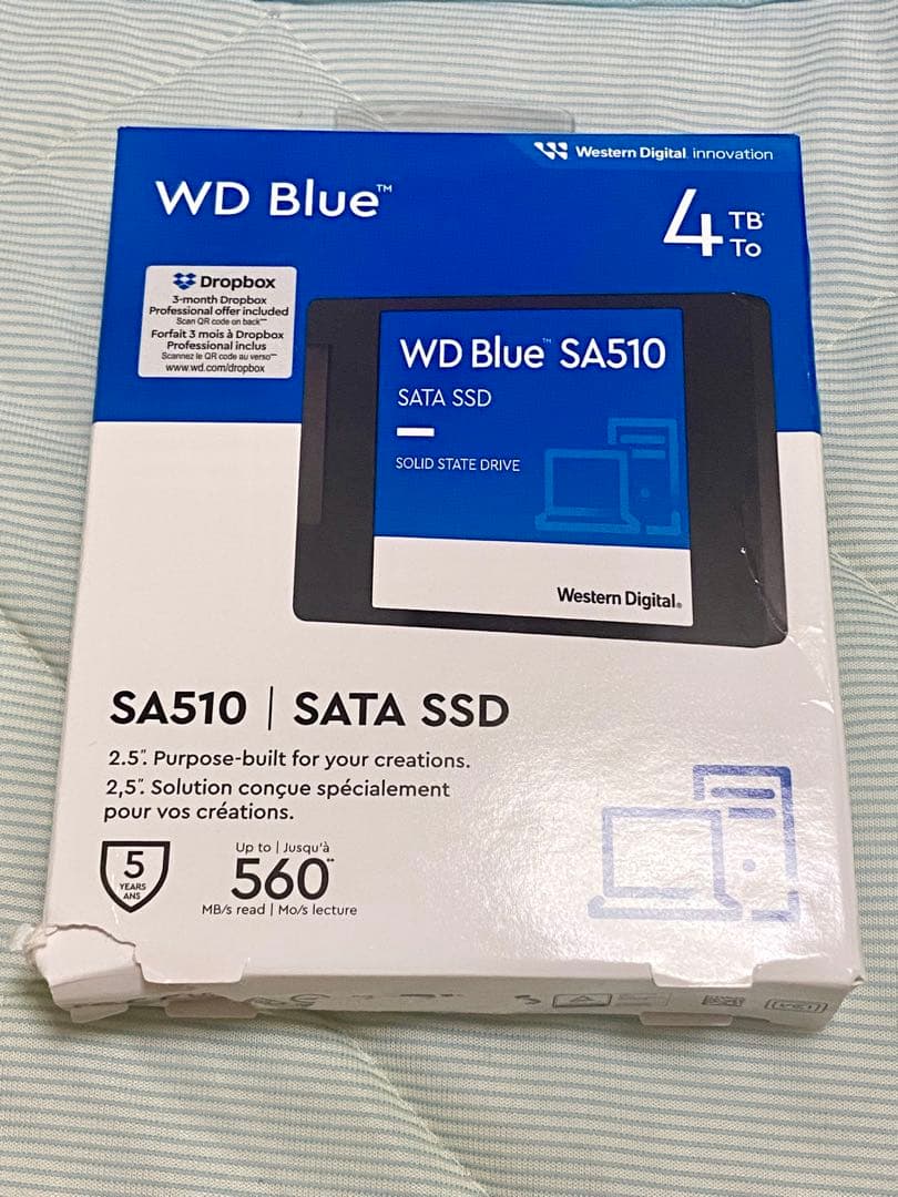 内蔵型SSD WD Blue SA510 SATA SSD 4TB