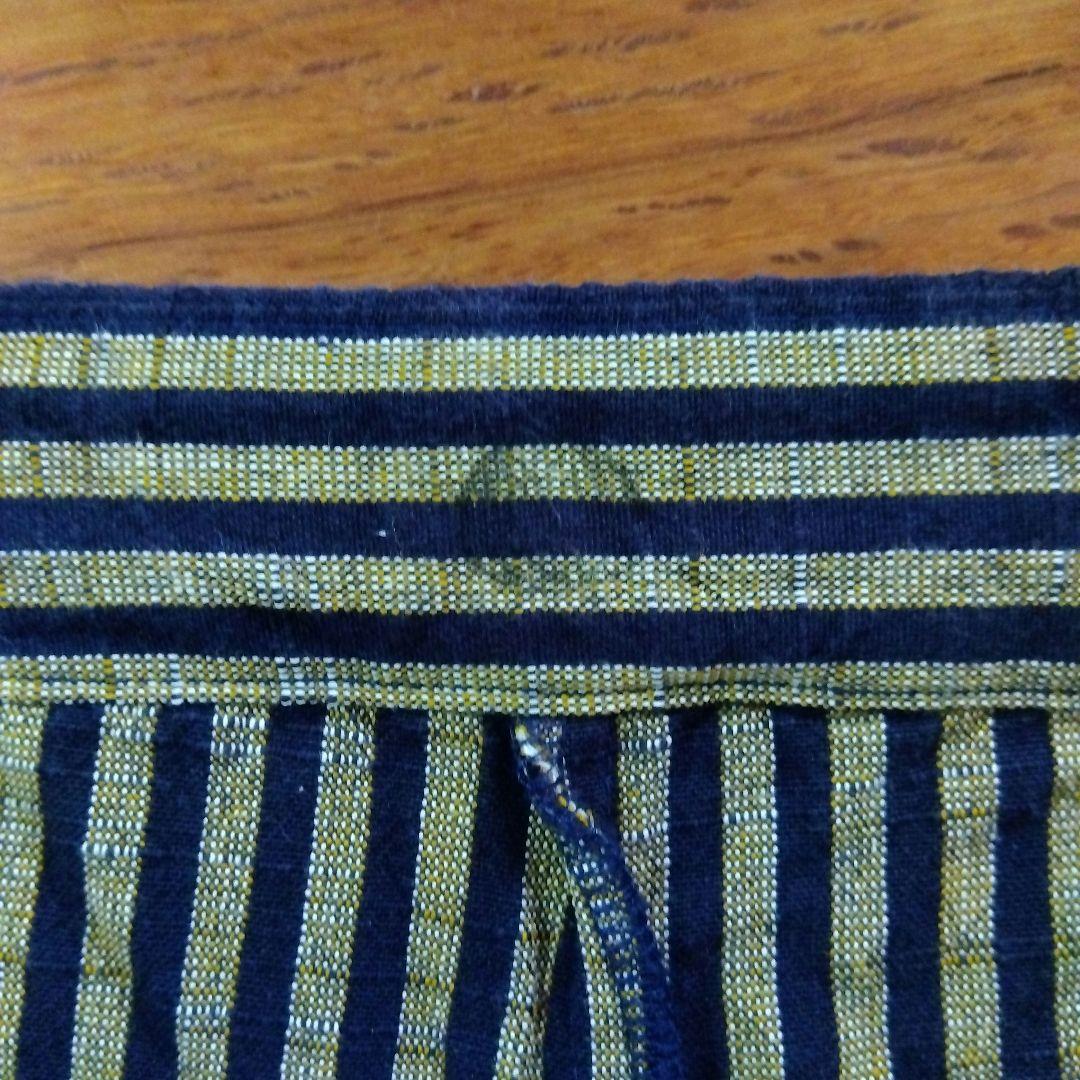 ヤンマ産業　会津木綿　棒縞 パンツ