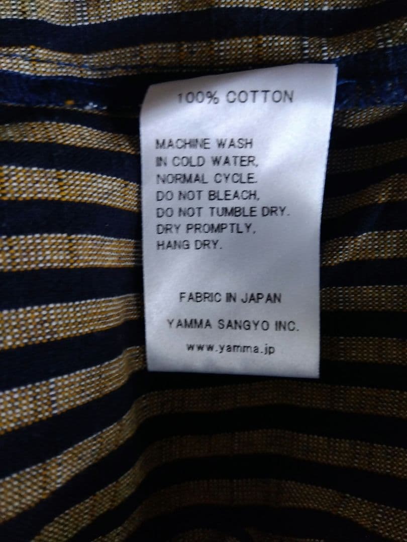 ヤンマ産業　会津木綿　棒縞 パンツ