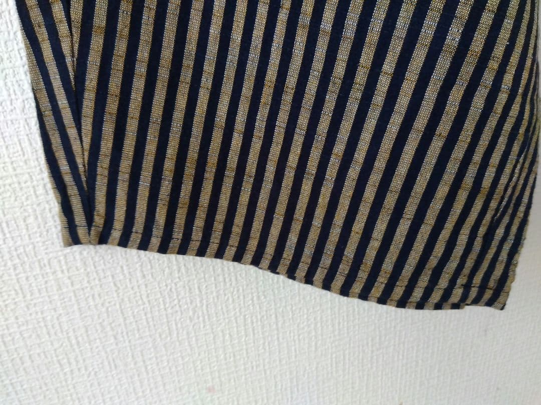 ヤンマ産業　会津木綿　棒縞 パンツ