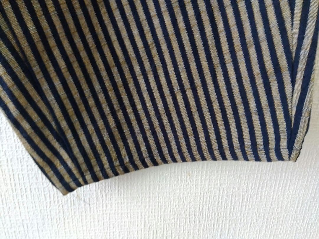 ヤンマ産業　会津木綿　棒縞 パンツ