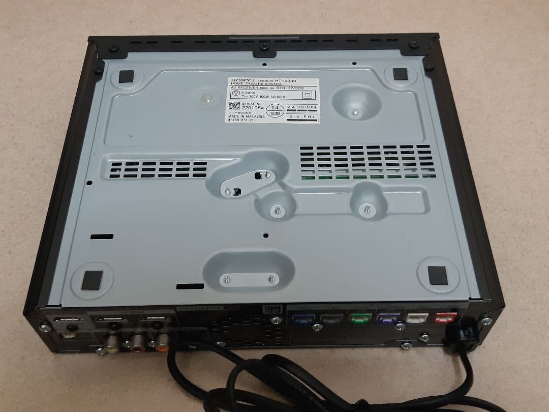 SONY　ホームシアター　システム　HT-IV300　2014年製
