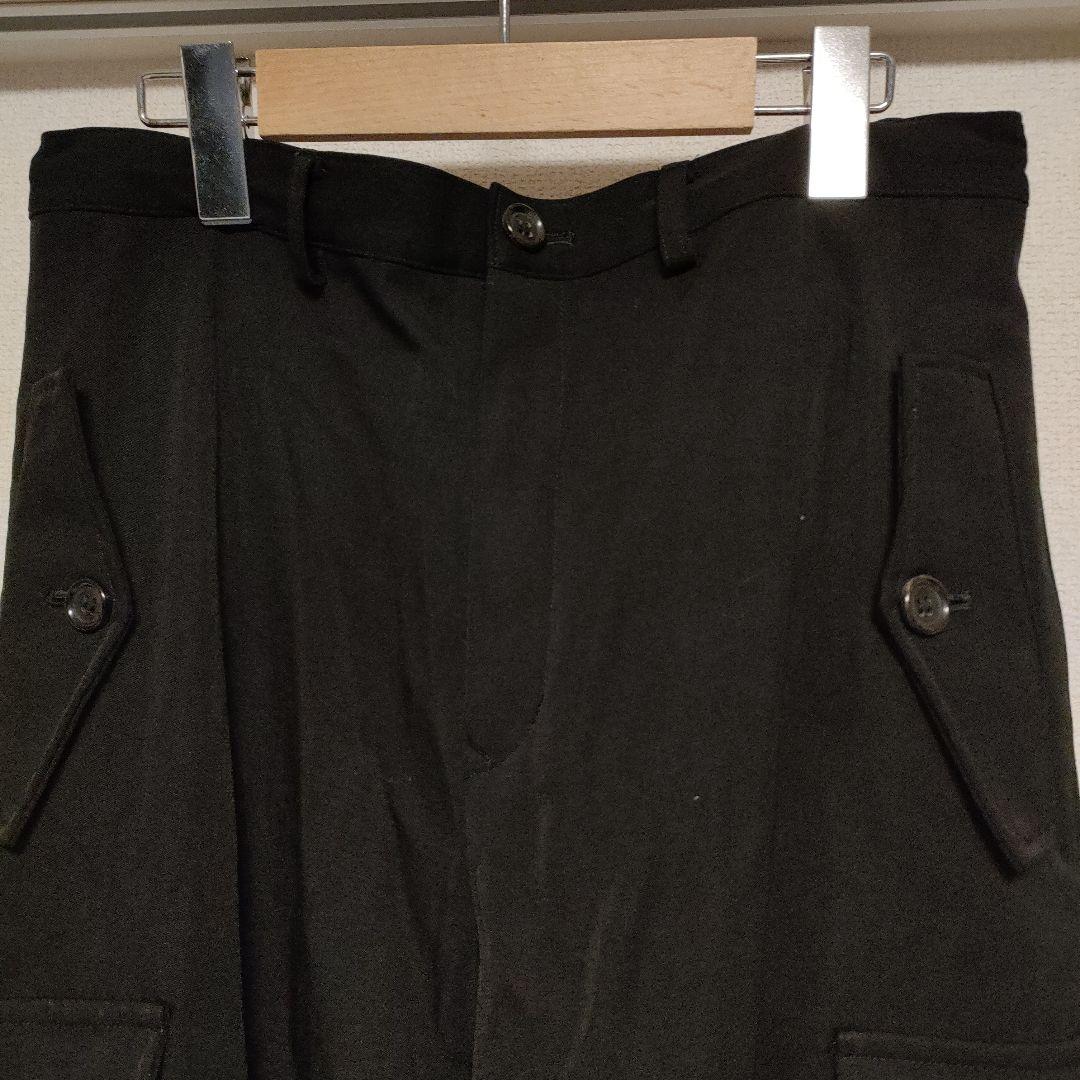 Y.S　ヨウジヤマモト　ウールギャバジンカーゴパンツ