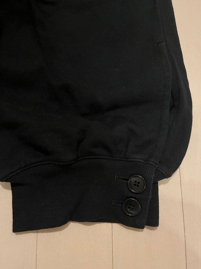 Ground Y ブラック ヘムリブバルーンパンツ3 GN-P03-005