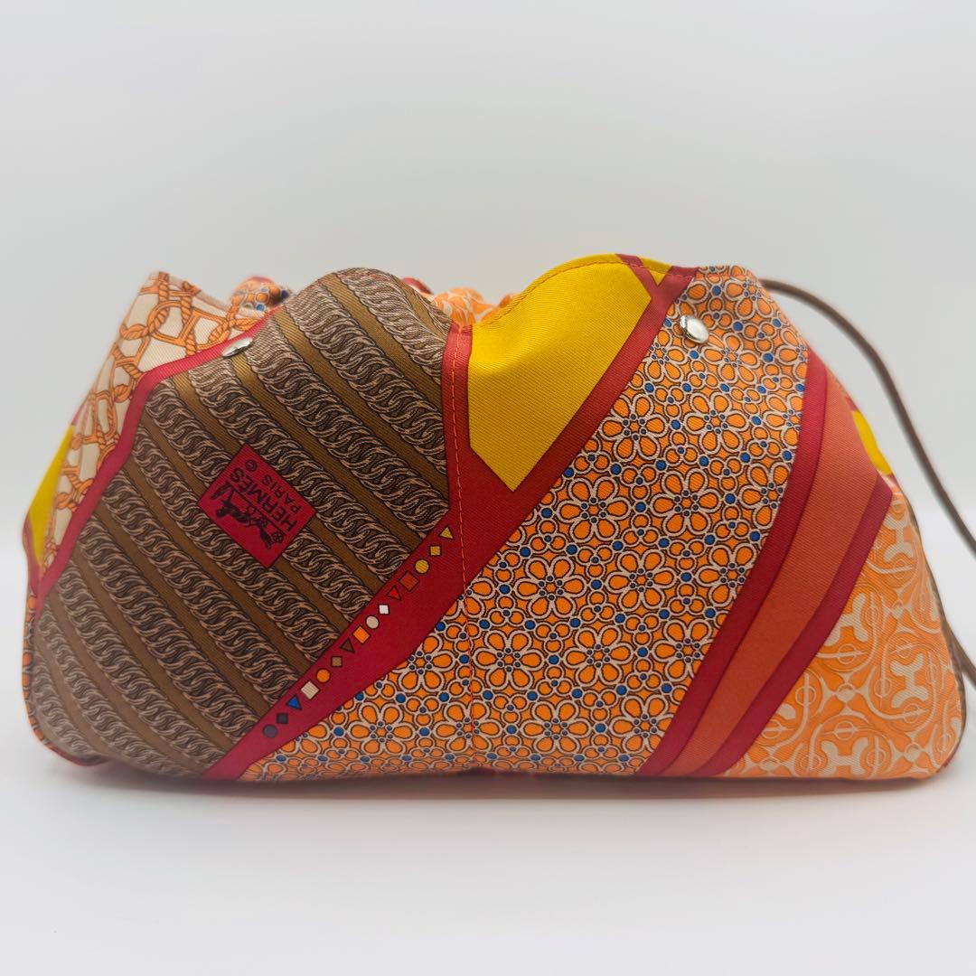 【美品】　エルメス　フールビ　ポーチ　オレンジ