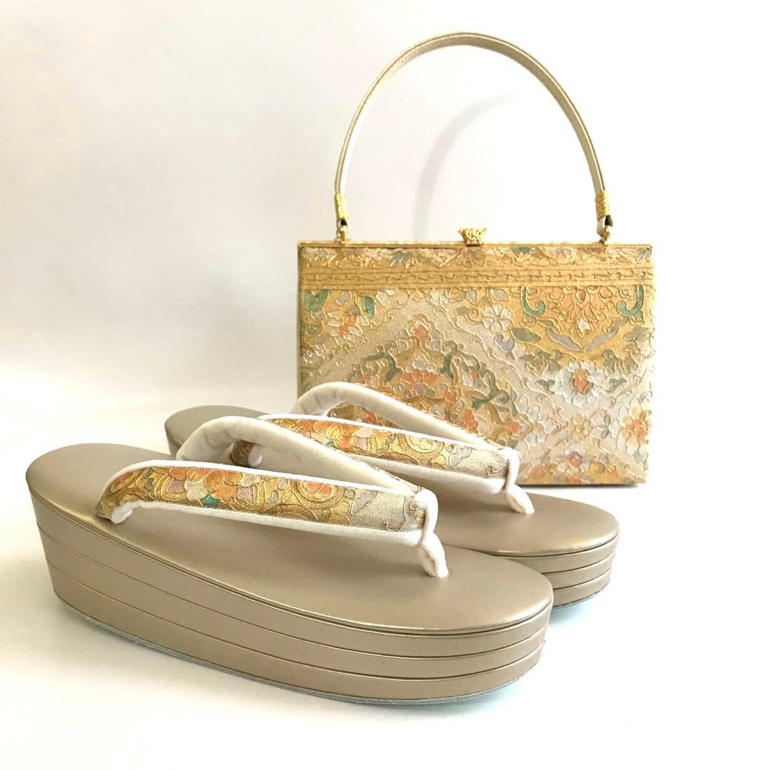 草履バックセット　Mサイズ　振袖　訪問着　色留袖　百貨店取扱　No.96