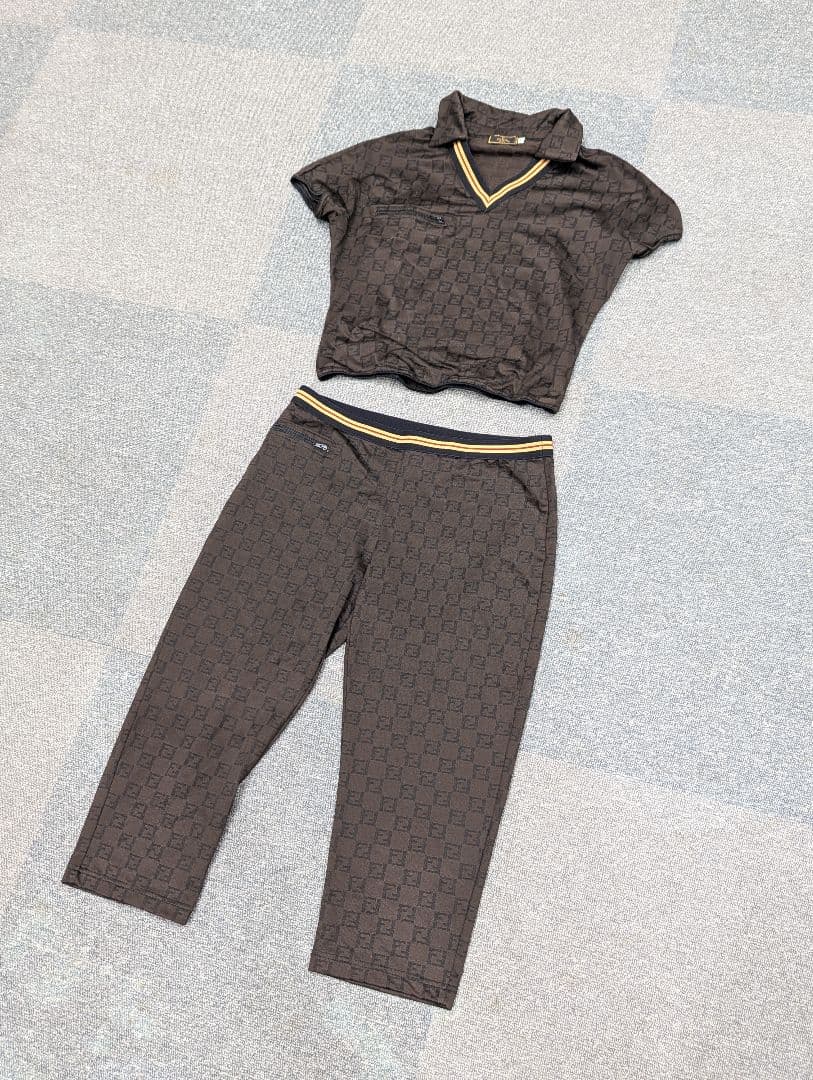 FENDI フェンディ ズッカ柄 セットアップ ストレッチ ジャージー