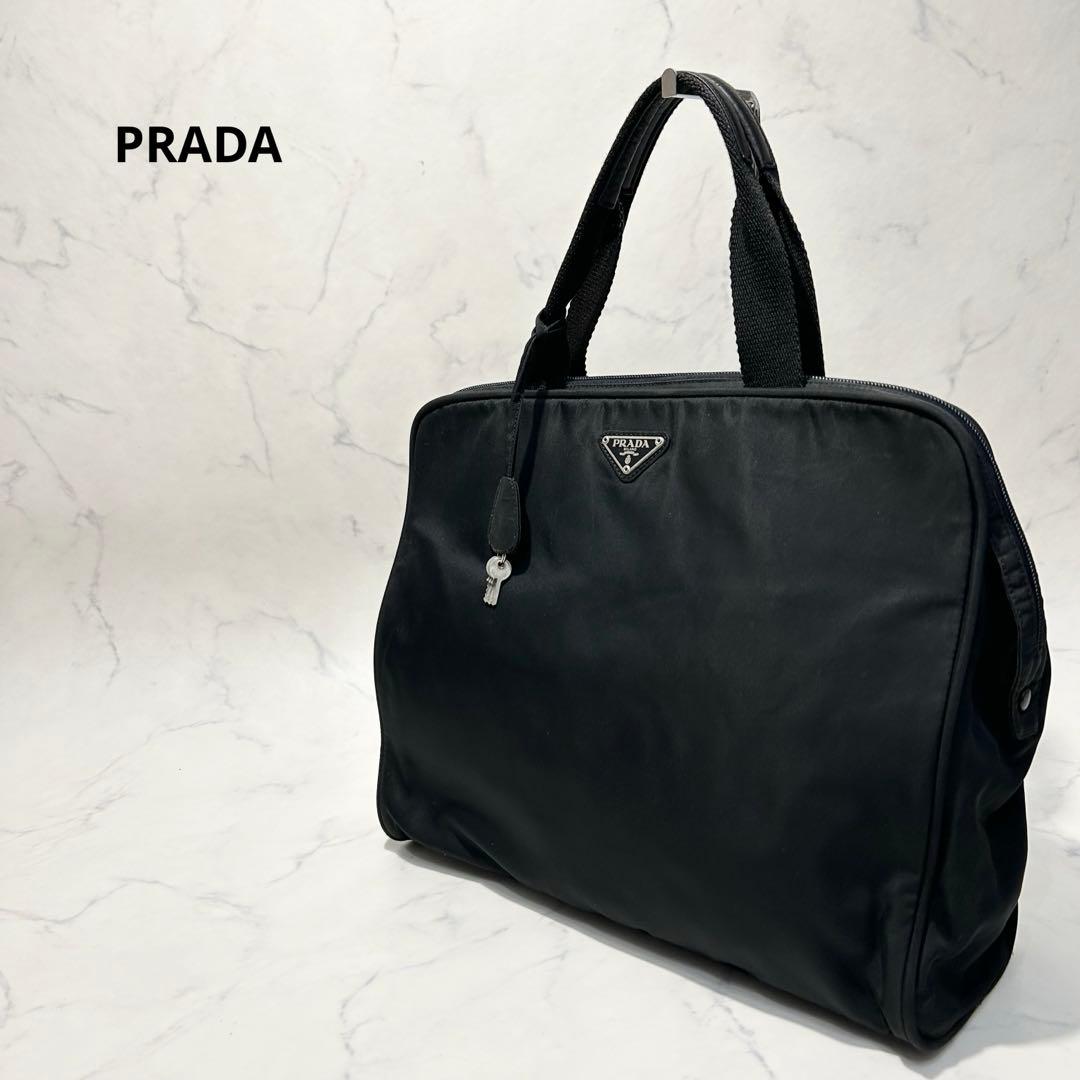 【美品】PRADA プラダ　トートバッグ　ブリーフケース　ビジネスバッグ　黒