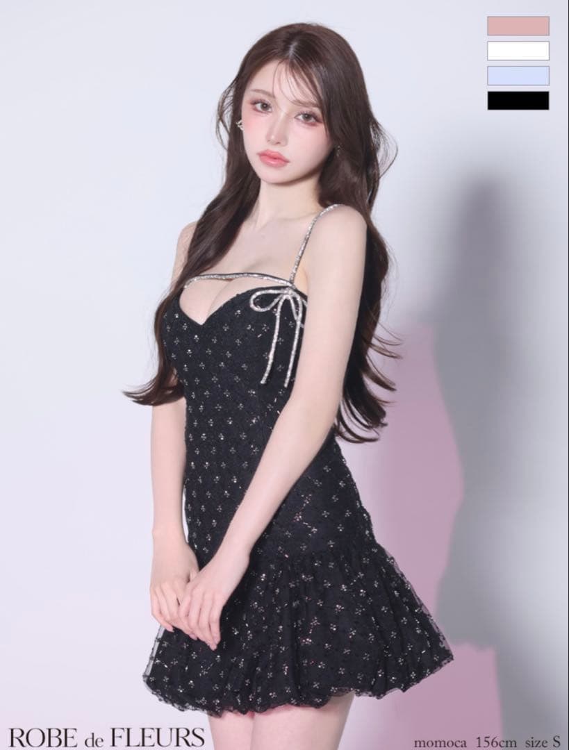 ROBE de FLEURS スリップドレス M