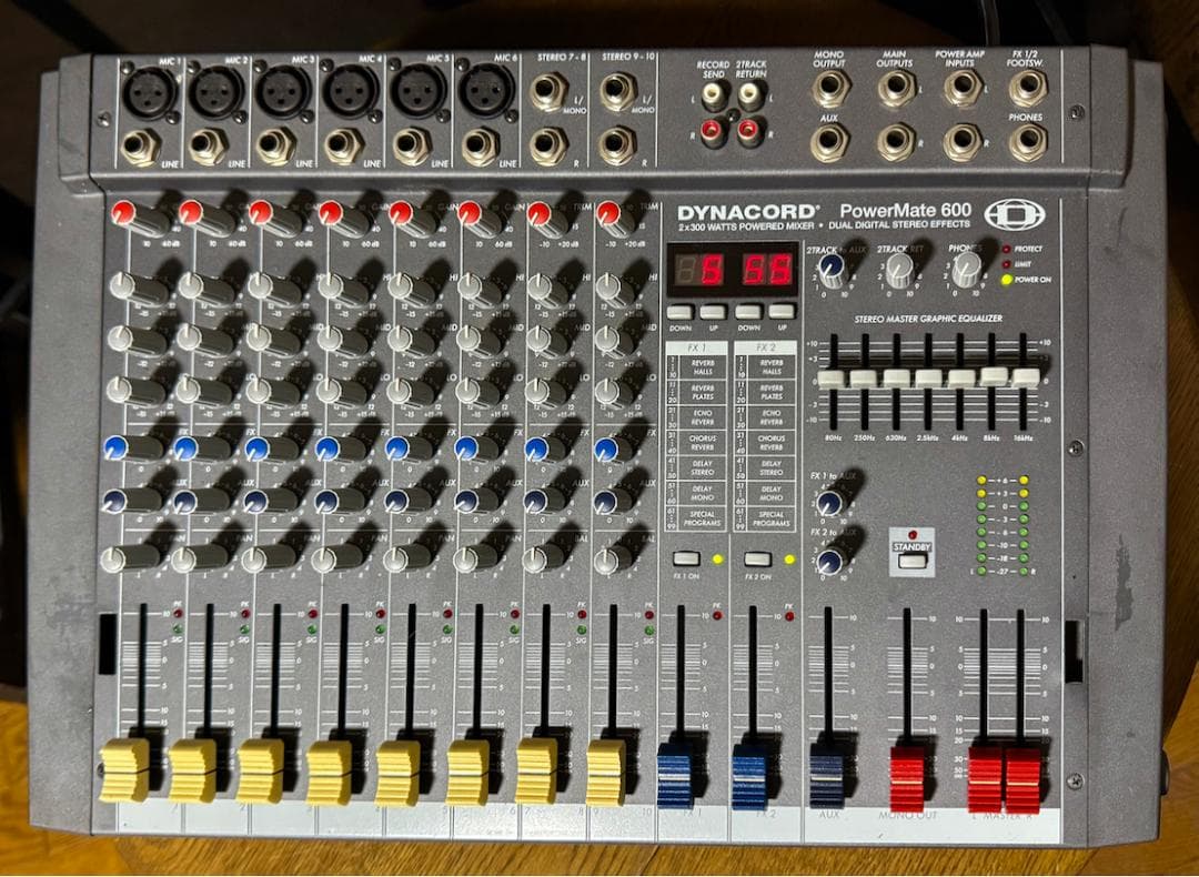 DYNACORD POWERMATE 600 パワードミキサー 動作品 USED