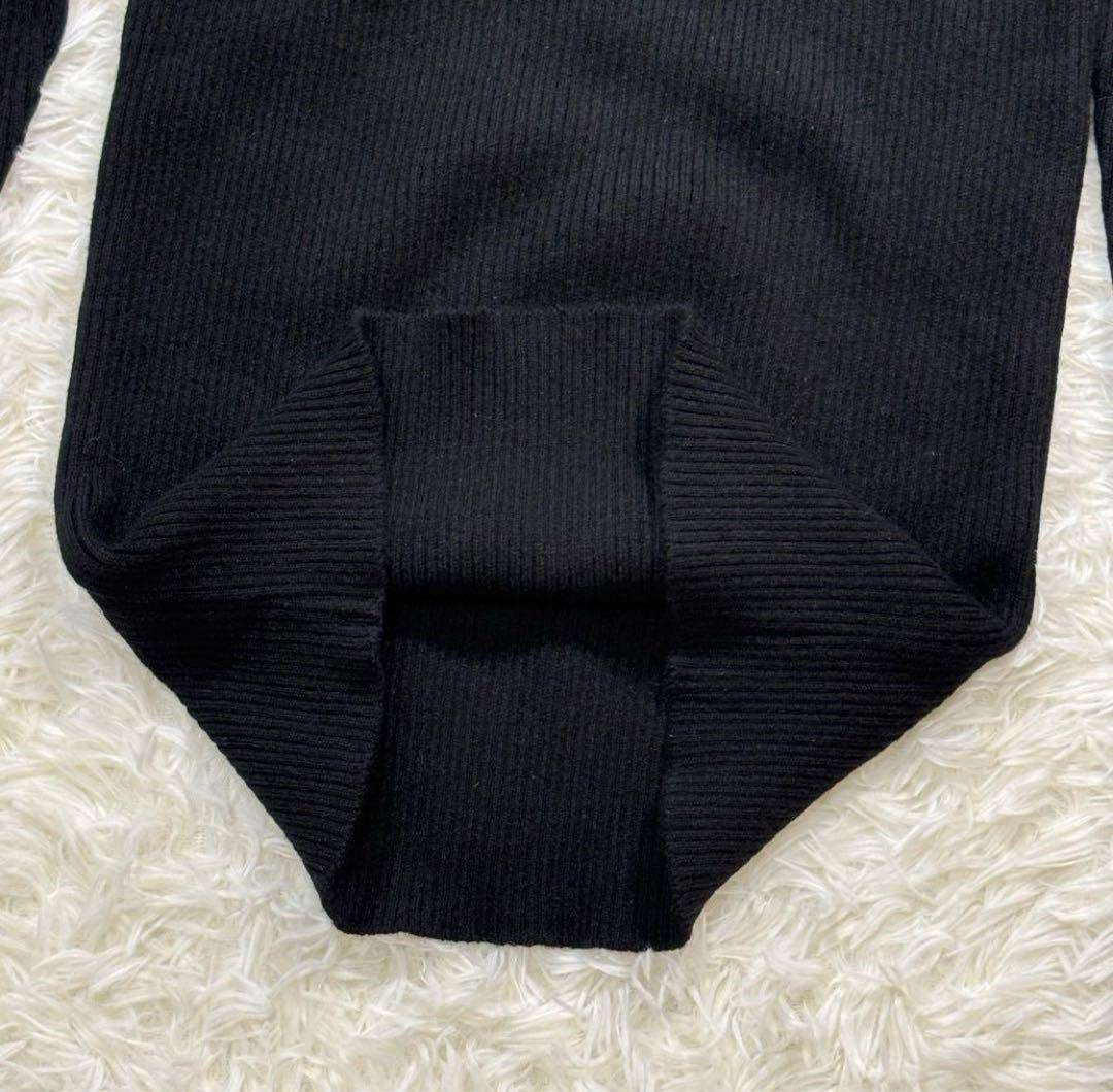 1piu1uguale3 コマンドセーター 干場 BLACK MILITARY