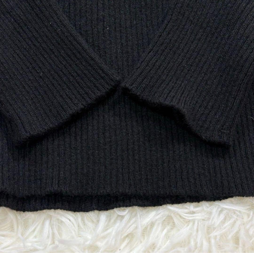 1piu1uguale3 コマンドセーター 干場 BLACK MILITARY