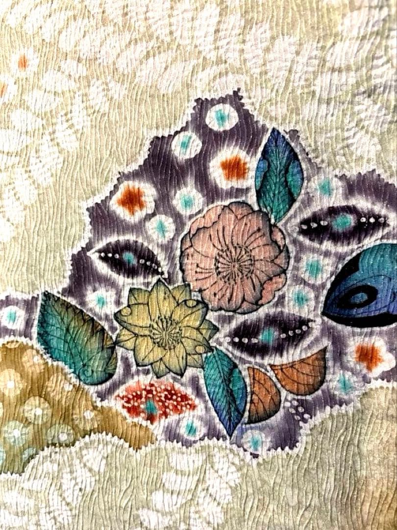 美品‼︎辻ヶ花模様　正絹　訪問着　Sサイズ　落款有り　やまと謹製