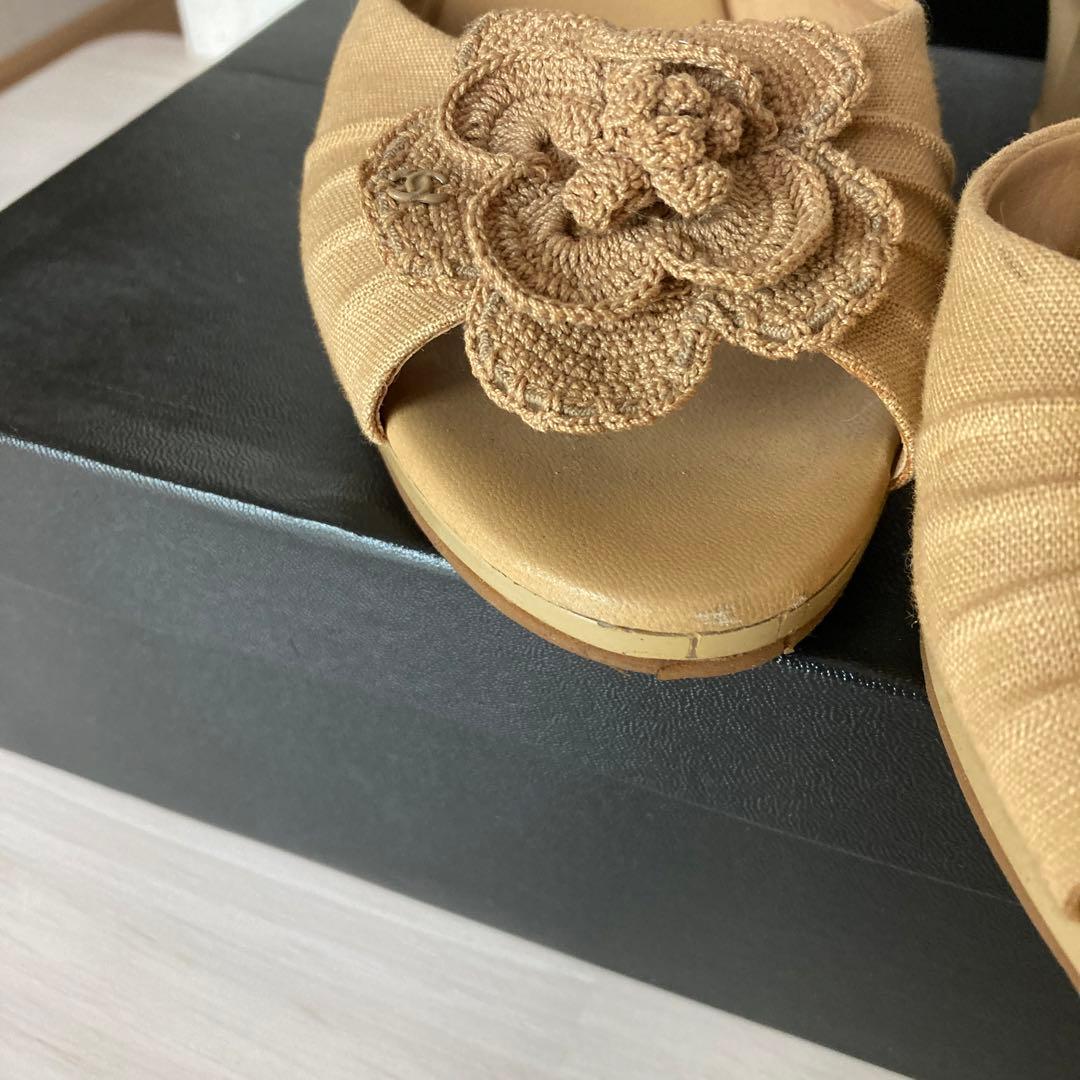 専用です！　シャネル　ミュールー　カメリア　ココマーク6 デパート購入　本体のみ