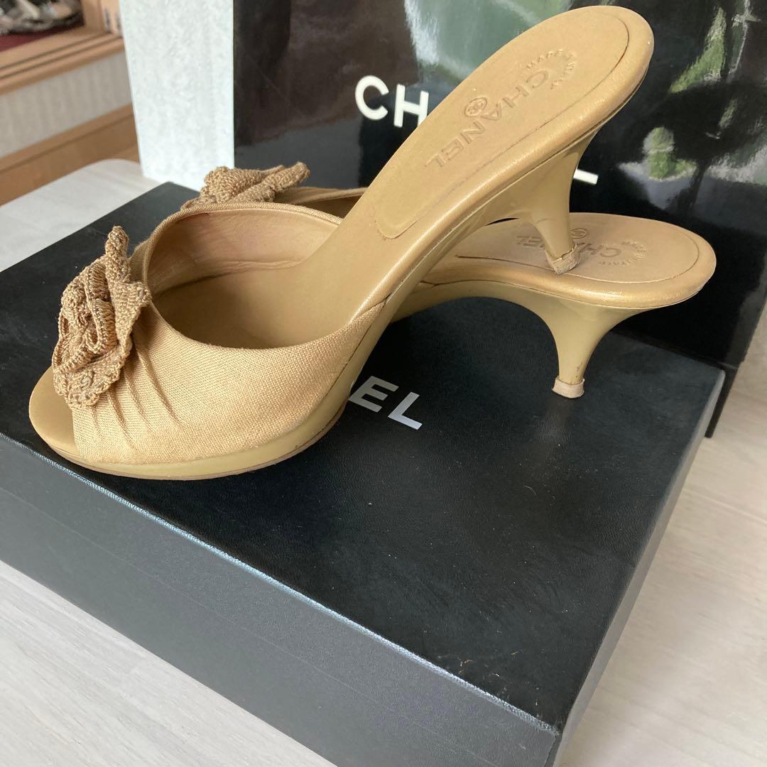 専用です！　シャネル　ミュールー　カメリア　ココマーク6 デパート購入　本体のみ