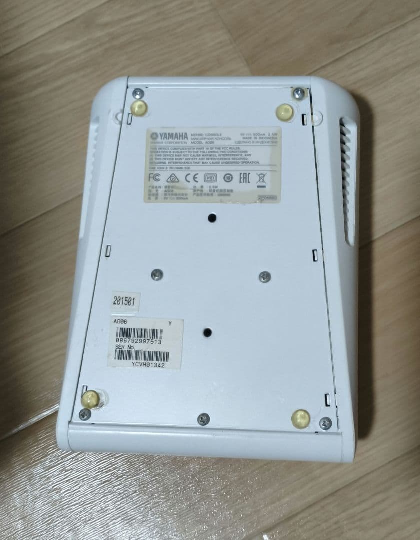 【汚れのため格安】Yamaha AG06 オーディオインターフェイス