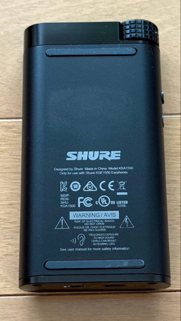 SHURE KSE1500 ブラック 有線イヤホン