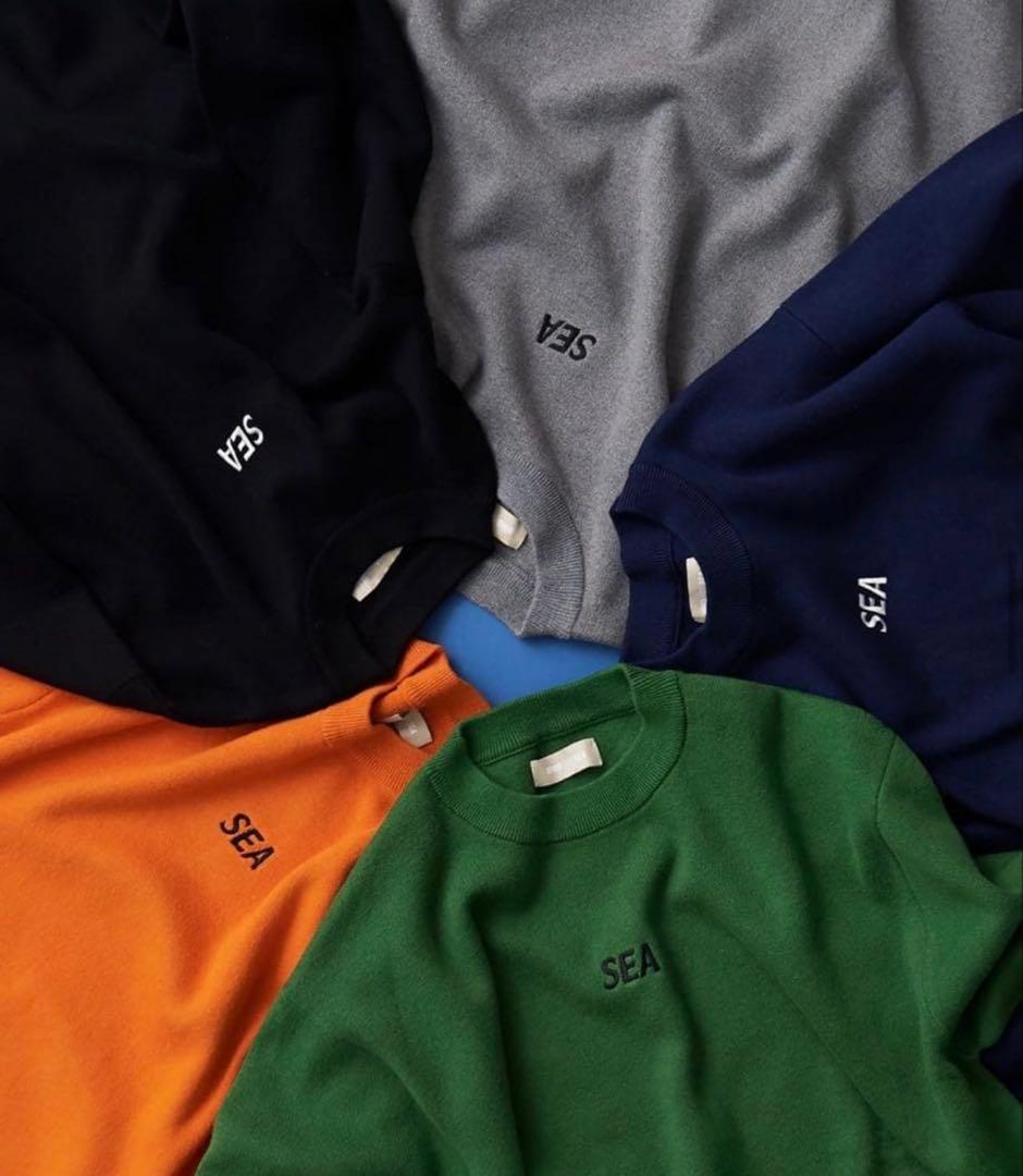 トップス WIND AND SEA Cotton Cashmere Knit Black